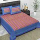 BLUE__Jaipuri bedsheet