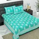 C GREEN__Jaipuri bedsheet