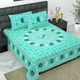 C GREEN__Jaipuri bedsheet
