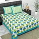 GREEN__Jaipuri bedsheet