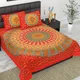 RED__Jaipuri bedsheet
