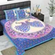 BLUE__Jaipuri bedsheet