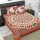 BROWN__Jaipuri bedsheet