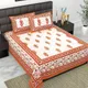 BROWN__Jaipuri bedsheet