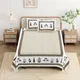 BROWN__Jaipuri bedsheet