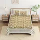 BROWN__Jaipuri bedsheet