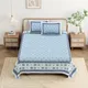 BLUE__Jaipuri bedsheet