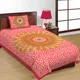 RED__Jaipuri bedsheet