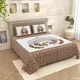 BROWN__Jaipuri bedsheet