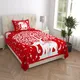 Red__Jaipuri bedsheet