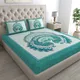C_GREEN__Jaipuri bedsheet