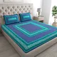 BLUE__Jaipuri bedsheet
