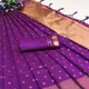 Purple__INDIAN LINEN SAREE