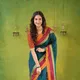 Rama Green__INDIAN LINEN SAREE