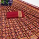 Maroon__INDIAN LINEN SAREE