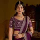 WINE__INDIAN LINEN SAREE