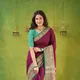 Pink__INDIAN LINEN SAREE