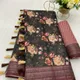 Multi__INDIAN LINEN SAREE