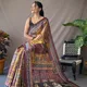 Multi__INDIAN LINEN SAREE