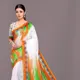 Tri-Color__INDIAN LINEN SAREE