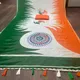 Tri-Color__INDIAN LINEN SAREE