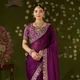 pink__INDIAN LINEN SAREE