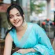 Sky Blue__INDIAN LINEN SAREE