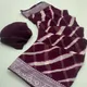 Maroon__INDIAN LINEN SAREE