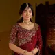 MAROON__INDIAN LINEN SAREE