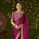pink__INDIAN LINEN SAREE