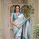 Grey__SareeBlouseDesign