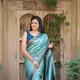 Peacock Blue__SareeBlouseDesign