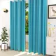 Sky Blue__COTTON CURTAIN