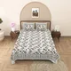 GREY__Jaipuri bedsheet