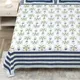 BLUE__Jaipuri bedsheet