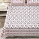 PEACH __Jaipuri bedsheet