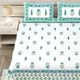 C GREEN__Jaipuri bedsheet