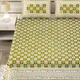 GREEN__Jaipuri bedsheet