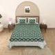 GREEN__Jaipuri bedsheet