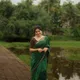 GREEN BROWN__VIANTA SAREE