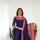 Blue And Pink__VIANTA SAREE