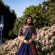 Orange-Blue__VIANTA SAREE