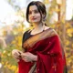 RED__VIANTA SAREE