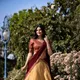 Cream/Wine__VIANTA SAREE