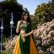 GOLD/GREEN__VIANTA SAREE