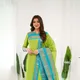 Perot And Light Blue__VIANTA SAREE
