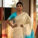 Beige and Cyan__OmenSilks
