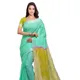 Aquamarine Turquoise & Pear Green__OmenSilks