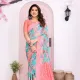 Light Blue::Pink__Anand Saree