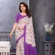Purple::White__Anand Saree
